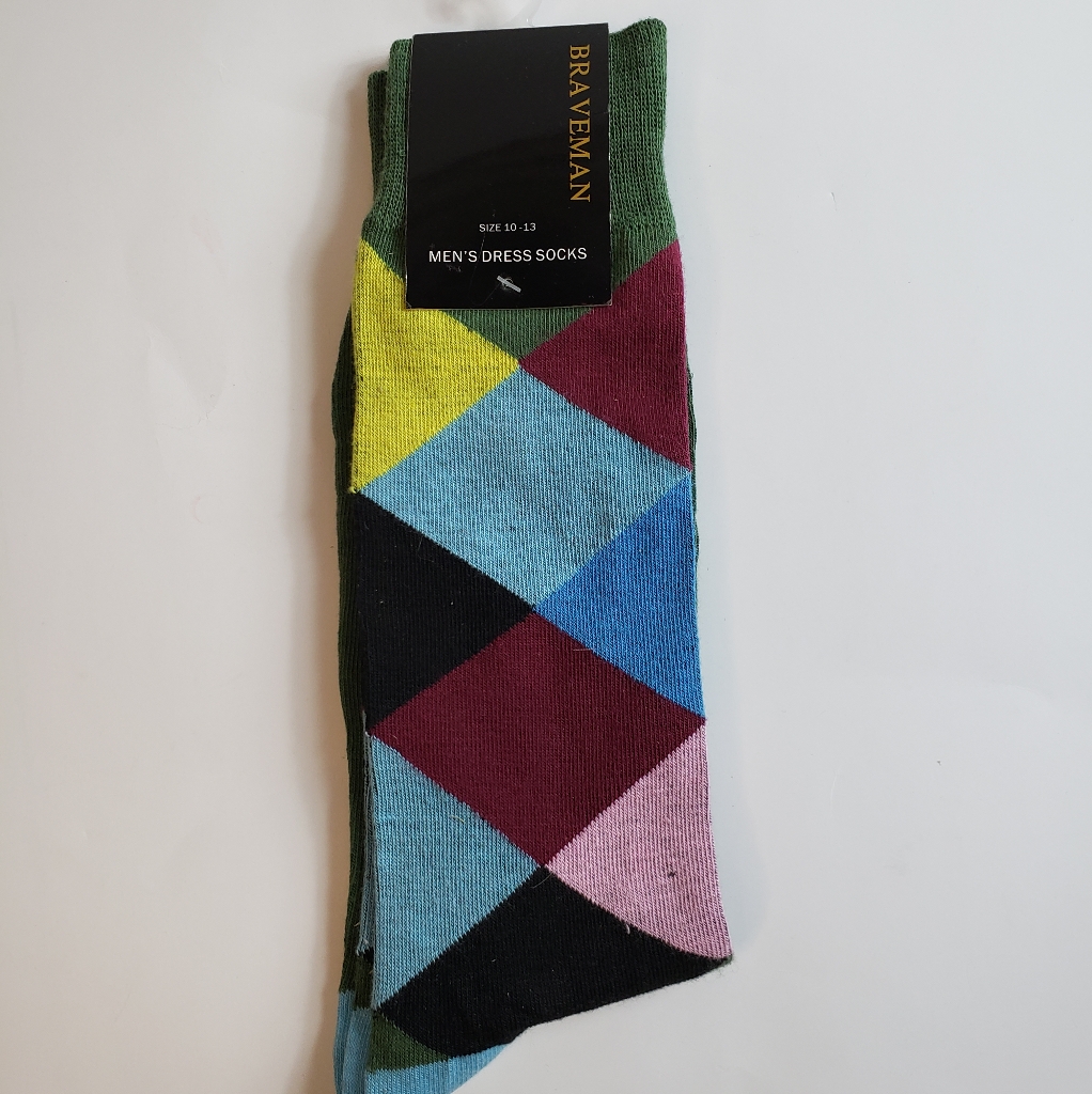 Braveman Men's Dress Socks Size 10-13
